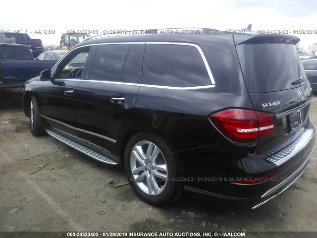 4JGDF6EE8HA867512 - 2017 MERCEDES-BENZ GLS 450 4MATIC BLACK photo 3