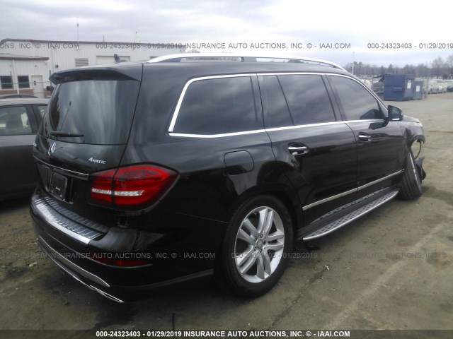 4JGDF6EE8HA867512 - 2017 MERCEDES-BENZ GLS 450 4MATIC BLACK photo 4