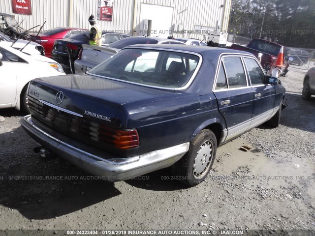 WDBCB20A7EA027272 - 1984 MERCEDES-BENZ 300 SD BLUE photo 4