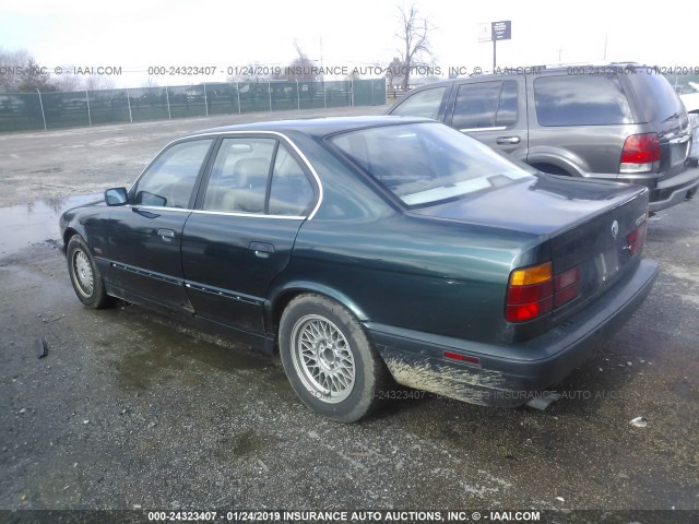 WBAHD6325SGK82165 - 1995 BMW 525 I AUTOMATIC GREEN photo 3