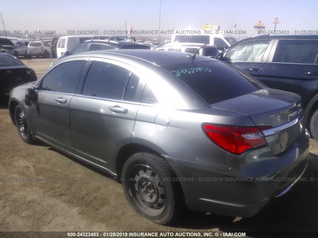 1C3CCBAB9DN559477 - 2013 CHRYSLER 200 LX GRAY photo 3