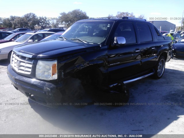 3GYEK63N42G283845 - 2002 CADILLAC ESCALADE EXT BLACK photo 2