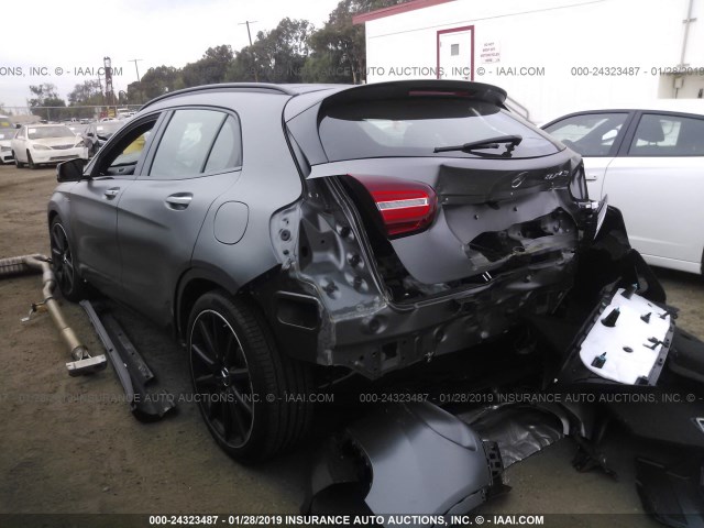 WDDTG5CB4JJ398446 - 2018 MERCEDES-BENZ GLA 45 AMG GRAY photo 3