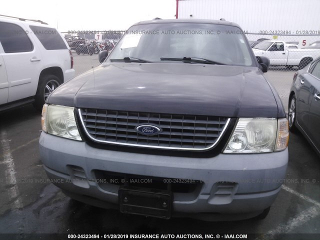 1FMZU62E42UB28854 - 2002 FORD EXPLORER XLS BLACK photo 6