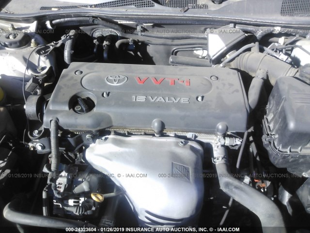 4T1BE32K25U393392 - 2005 TOYOTA CAMRY LE/XLE/SE WHITE photo 10
