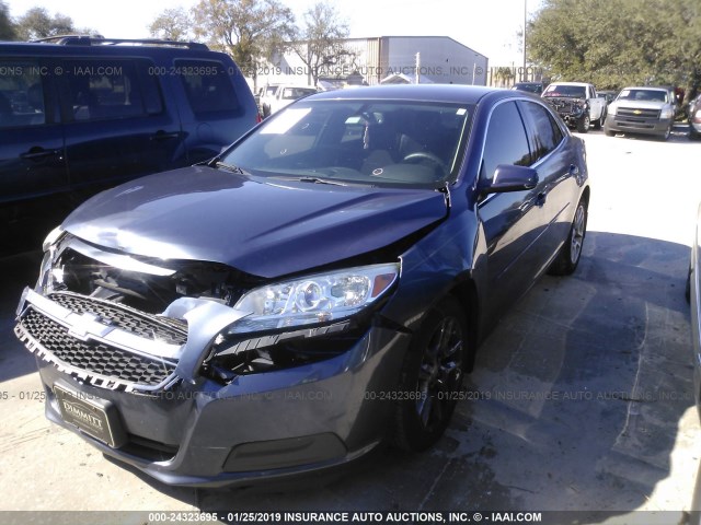 1G11C5SA5DF242292 - 2013 CHEVROLET MALIBU 1LT BLUE photo 2