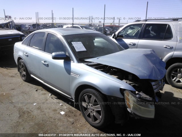 1FAHP24W18G127468 - 2008 FORD TAURUS SEL SILVER photo 1