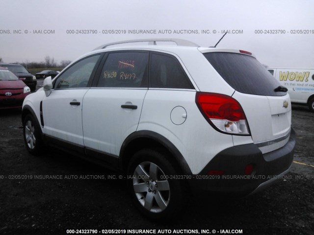 3GNAL2EK3CS578762 - 2012 CHEVROLET CAPTIVA SPORT/LS WHITE photo 3