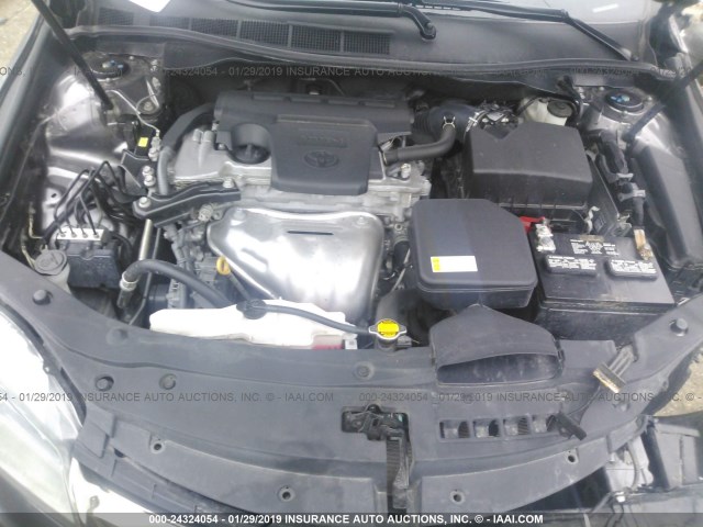 4T1BF1FK8FU108286 - 2015 TOYOTA CAMRY LE/XLE/SE/XSE GRAY photo 10