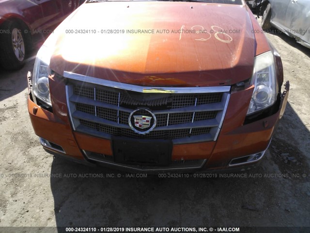 1G6DV57V880188881 - 2008 CADILLAC CTS HI FEATURE V6 ORANGE photo 6