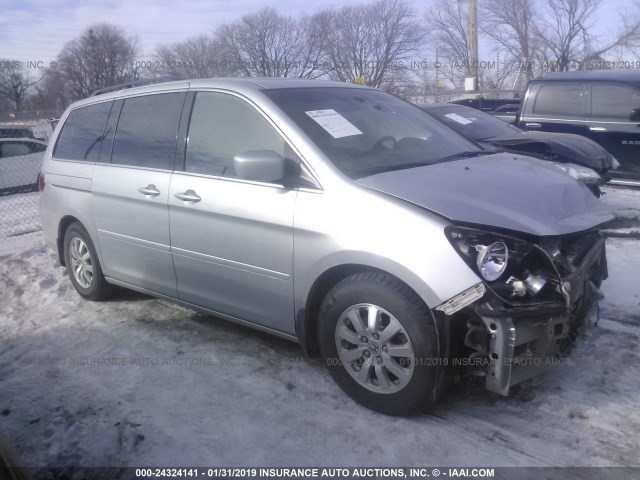 5FNRL3H76AB110605 - 2010 HONDA ODYSSEY EXL SILVER photo 1