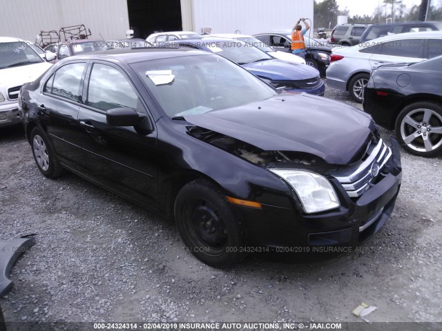 3FAHP06Z57R218228 - 2007 FORD FUSION S BLACK photo 1