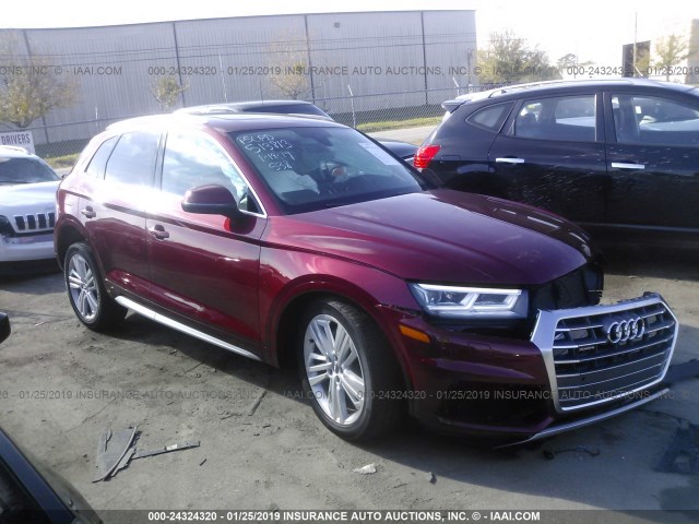 WA1BNAFY9J2119520 - 2018 AUDI Q5 PREMIUM PLUS RED photo 1