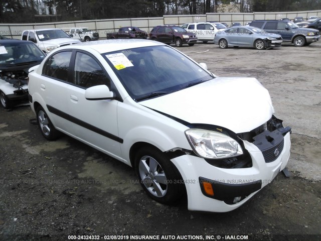 KNADE223596556768 - 2009 KIA RIO LX/SX WHITE photo 1