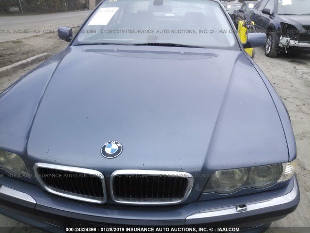 WBAGG83411DN83421 - 2001 BMW 740 I AUTOMATIC BLUE photo 6