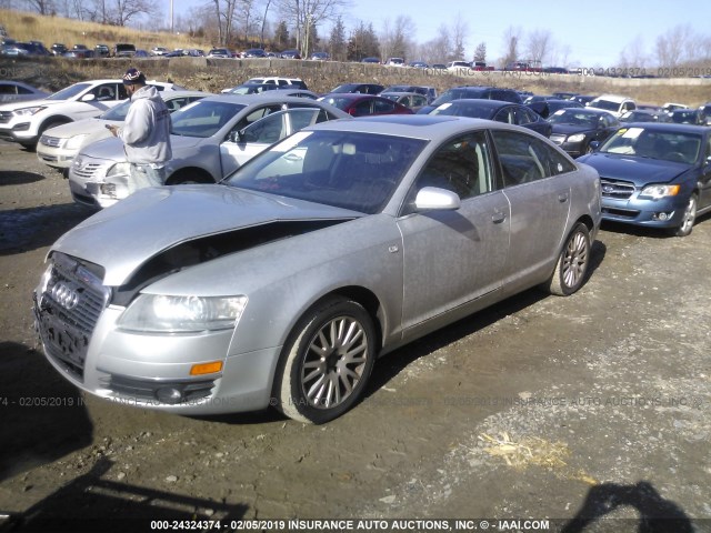 WAUDG74F36N038500 - 2006 AUDI A6 3.2 QUATTRO SILVER photo 2