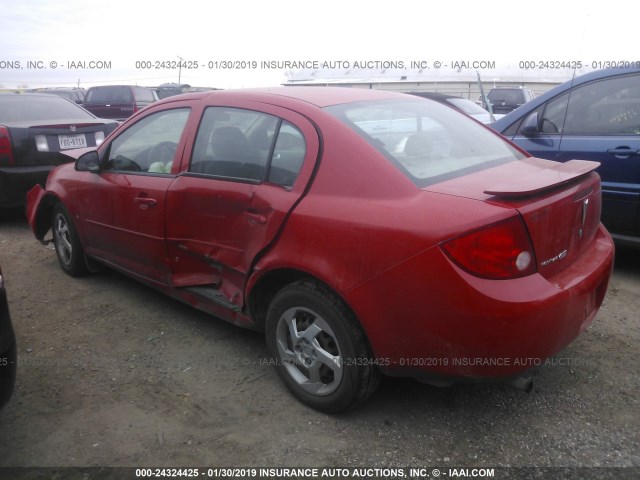 1G2AJ55F687266450 - 2008 PONTIAC G5 RED photo 3