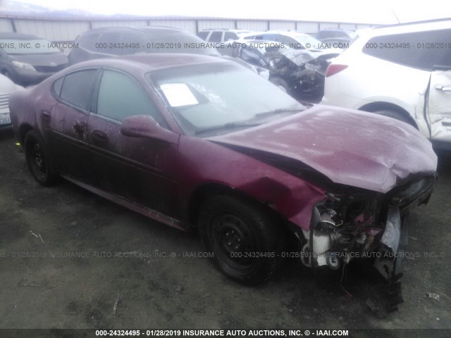 2G2WP522051257516 - 2005 PONTIAC GRAND PRIX MAROON photo 1