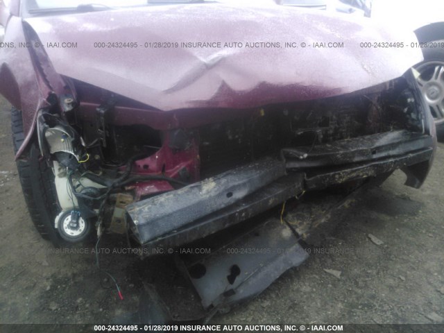 2G2WP522051257516 - 2005 PONTIAC GRAND PRIX MAROON photo 6