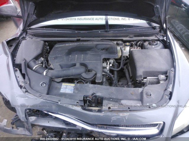 1G1ZG57B98F208693 - 2008 CHEVROLET MALIBU LS GRAY photo 10