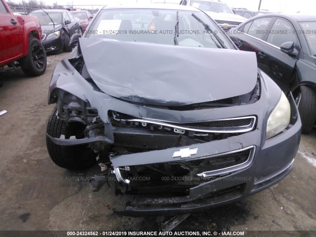 1G1ZG57B98F208693 - 2008 CHEVROLET MALIBU LS GRAY photo 6