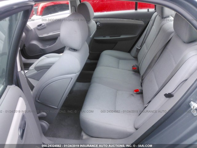 1G1ZG57B98F208693 - 2008 CHEVROLET MALIBU LS GRAY photo 8
