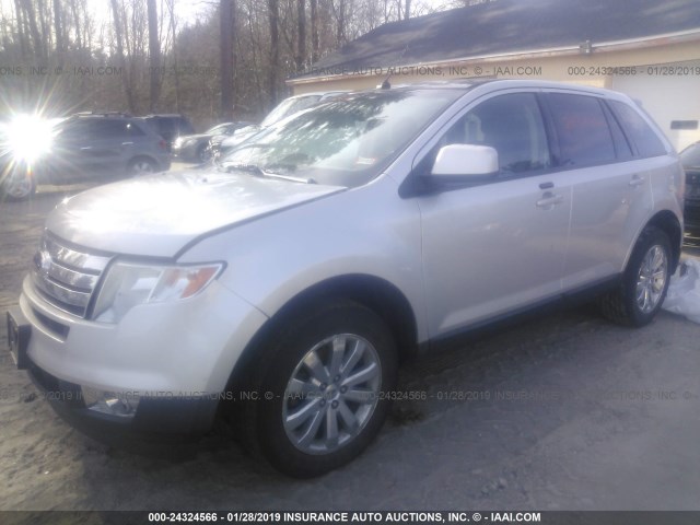 2FMDK48C89BA60553 - 2009 FORD EDGE SEL GRAY photo 2