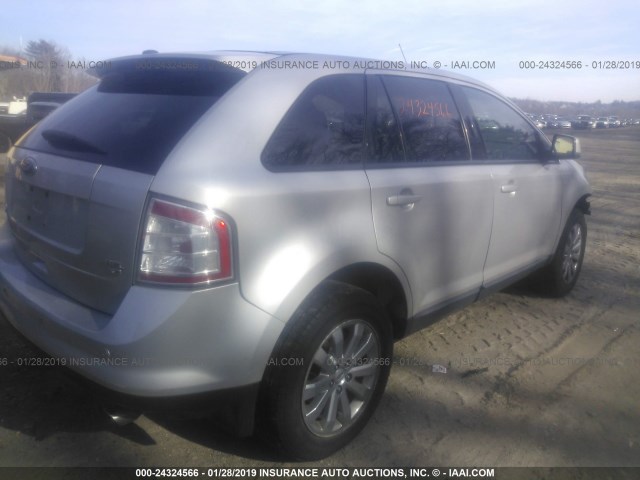 2FMDK48C89BA60553 - 2009 FORD EDGE SEL GRAY photo 4