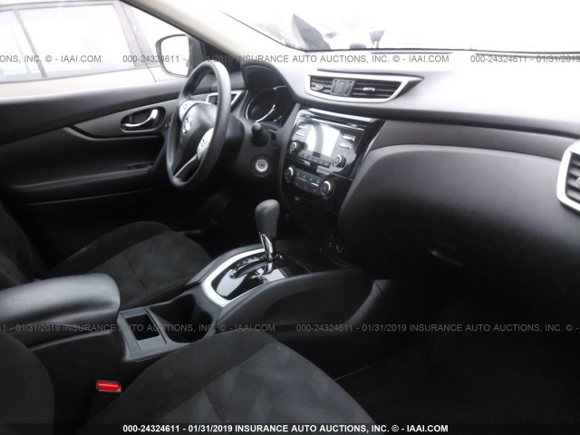 5N1AT2MNXGC833368 - 2016 NISSAN ROGUE S/SL/SV BLACK photo 5