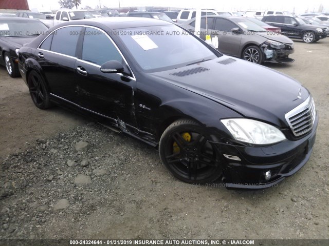 WDDNG77X69A268724 - 2009 MERCEDES-BENZ S 63 AMG BLACK photo 1