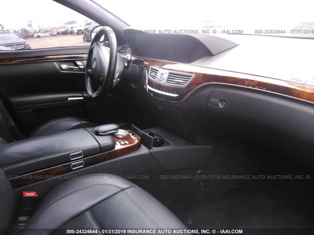 WDDNG77X69A268724 - 2009 MERCEDES-BENZ S 63 AMG BLACK photo 5