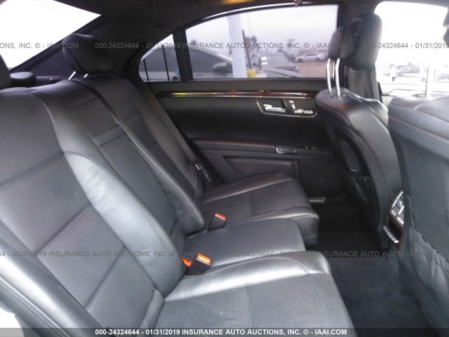 WDDNG77X69A268724 - 2009 MERCEDES-BENZ S 63 AMG BLACK photo 8