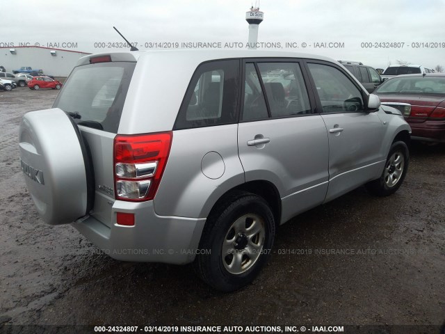 JS3TD941884103388 - 2008 SUZUKI GRAND VITARA  SILVER photo 4