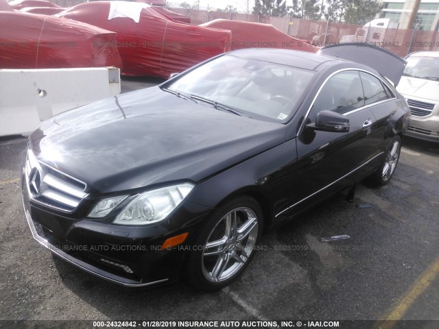 WDDKJ5GB9BF085131 - 2011 MERCEDES-BENZ E 350 BLACK photo 2