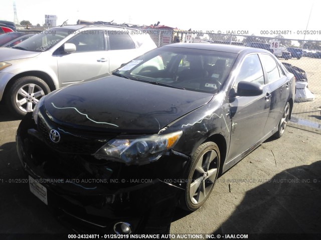 4T1BF1FK1EU732980 - 2014 TOYOTA CAMRY L/SE/LE/XLE 黑色 照片 2