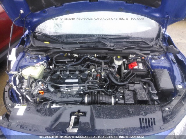 2HGFC3B75HH355607 - 2017 HONDA CIVIC EXL ლურჯი ფოტო 10