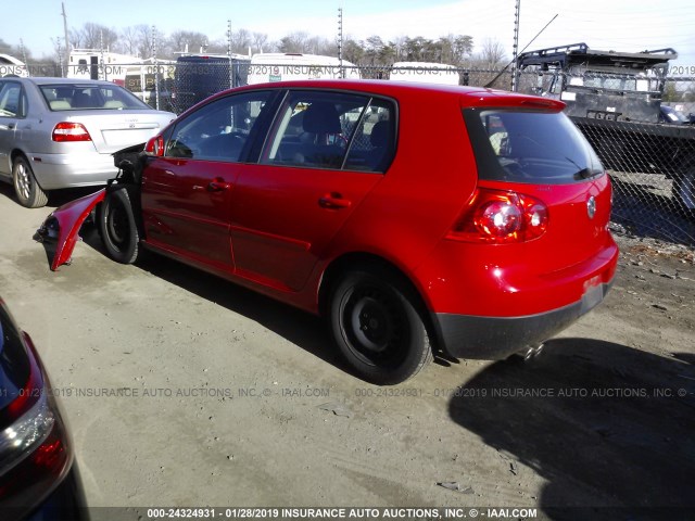 WVWDA71K18W203396 - 2008 VOLKSWAGEN RABBIT RED photo 3