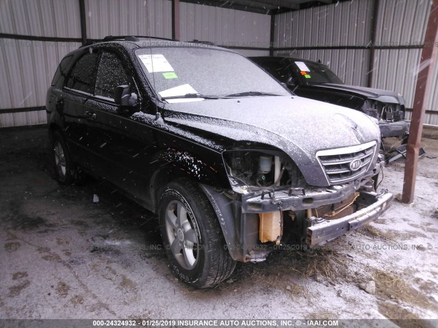 KNDJC736075710579 - 2007 KIA SORENTO EX/LX BLACK photo 1