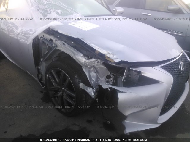 JTHBE1D29F5014999 - 2015 LEXUS IS 350 SILVER photo 6