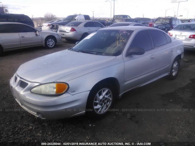 1G2NF52E24C221666 - 2004 PONTIAC GRAND AM SE1 SILVER photo 2