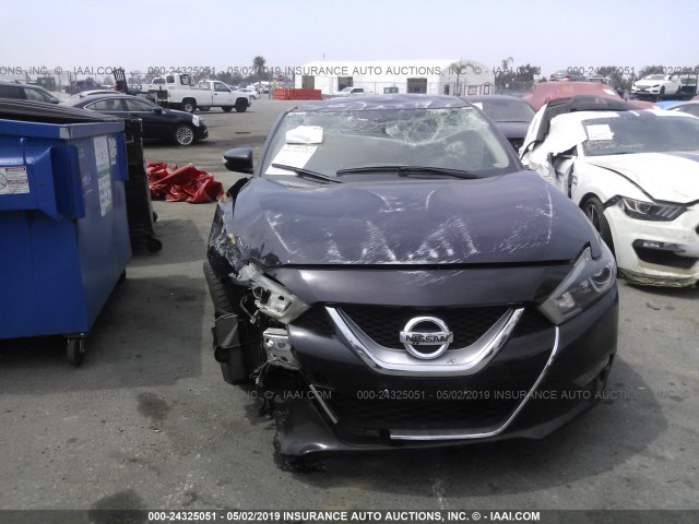 1N4AA6AP0HC362961 - 2017 NISSAN MAXIMA 3.5S/SV/SL/SR/PLAT BLACK photo 6