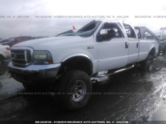 1FTSW31L7XEA71758 - 1999 FORD F350 SRW SUPER DUTY WHITE photo 2