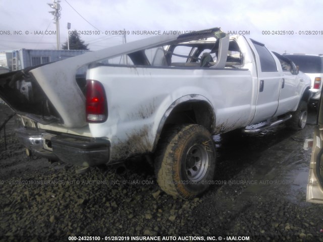 1FTSW31L7XEA71758 - 1999 FORD F350 SRW SUPER DUTY WHITE photo 4