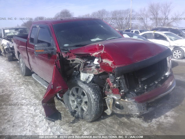 1FTFX1EV1AKC20057 - 2010 FORD F150 SUPER CAB RED photo 6