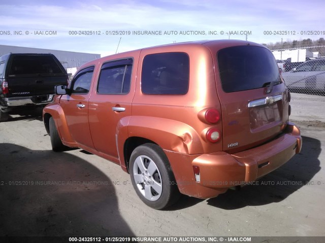 3GNDA13D17S620238 - 2007 CHEVROLET HHR LS ORANGE photo 3