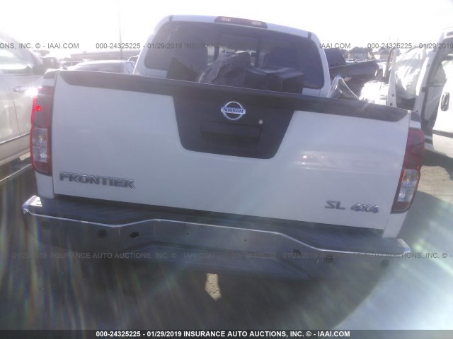 1N6AD0EVXEN705277 - 2014 NISSAN FRONTIER S/SV/SL/PRO-4X WHITE photo 6