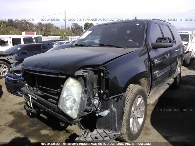 1GKFC13078R129738 - 2008 GMC YUKON BLACK photo 2