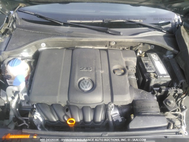 1VWAP7A33DC031388 - 2013 VOLKSWAGEN PASSAT S GRAY photo 10