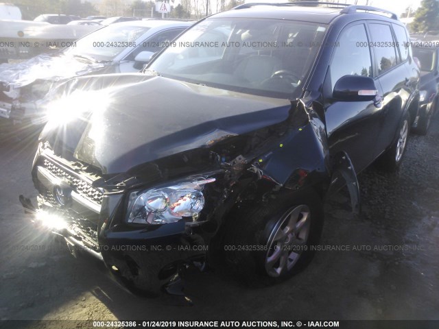 2T3DK4DV1AW029920 - 2010 TOYOTA RAV4 LIMITED BLACK photo 2