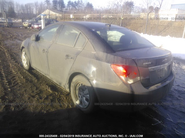 1G1PA5SG6E7145957 - 2014 CHEVROLET CRUZE LS BLUE photo 3